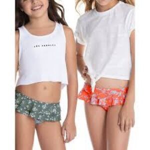 Maaji 2pk Floral Ruffle Bikini Bottoms reversible